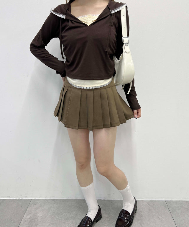 ブラウン モデル：160㎝ F着用