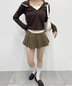 ブラウン モデル：160㎝ F着用