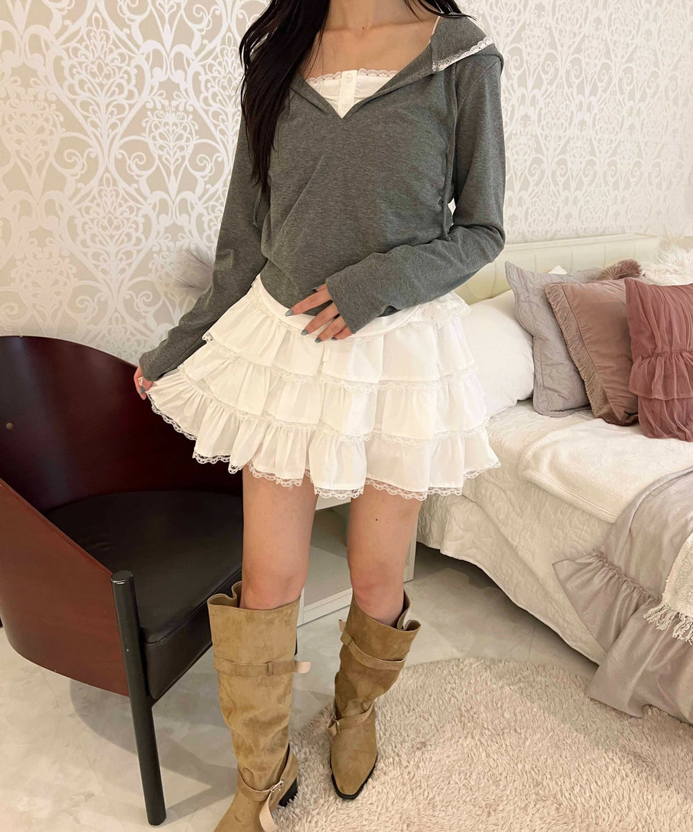 グレー モデル：157㎝ F着用