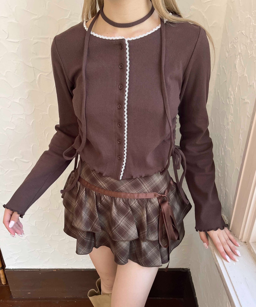 ブラウン モデル：160㎝ F着用