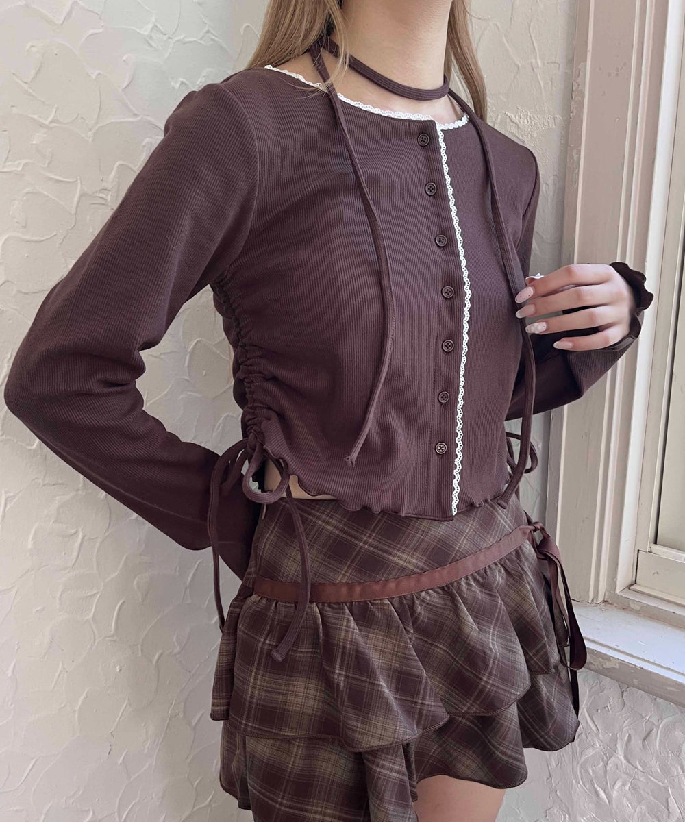 ブラウン モデル：160㎝ F着用