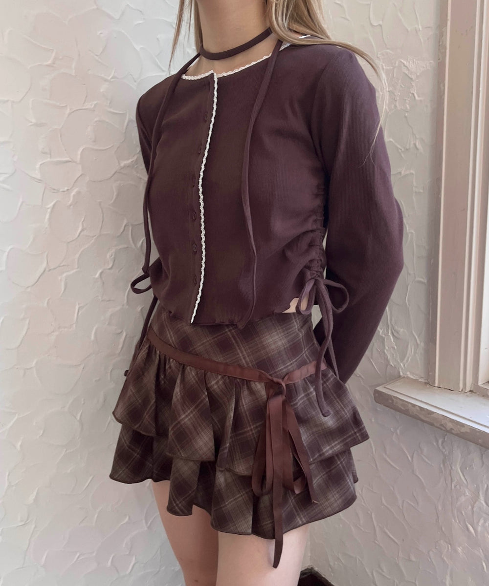 ブラウン モデル：160㎝ F着用