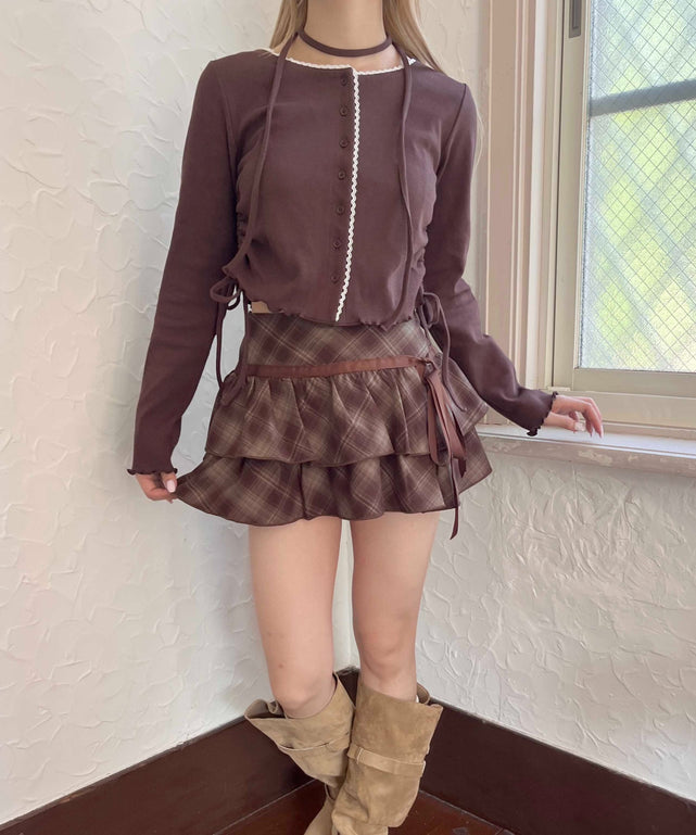 ブラウン モデル：160㎝ F着用