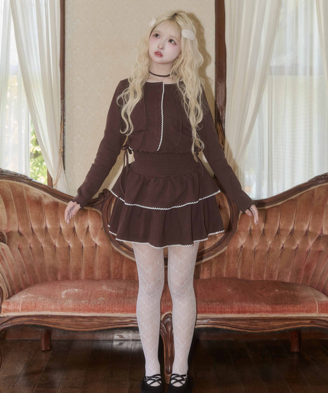 ブラウン モデル：163㎝ F着用