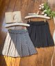 フリルウエストドットミニスカート
