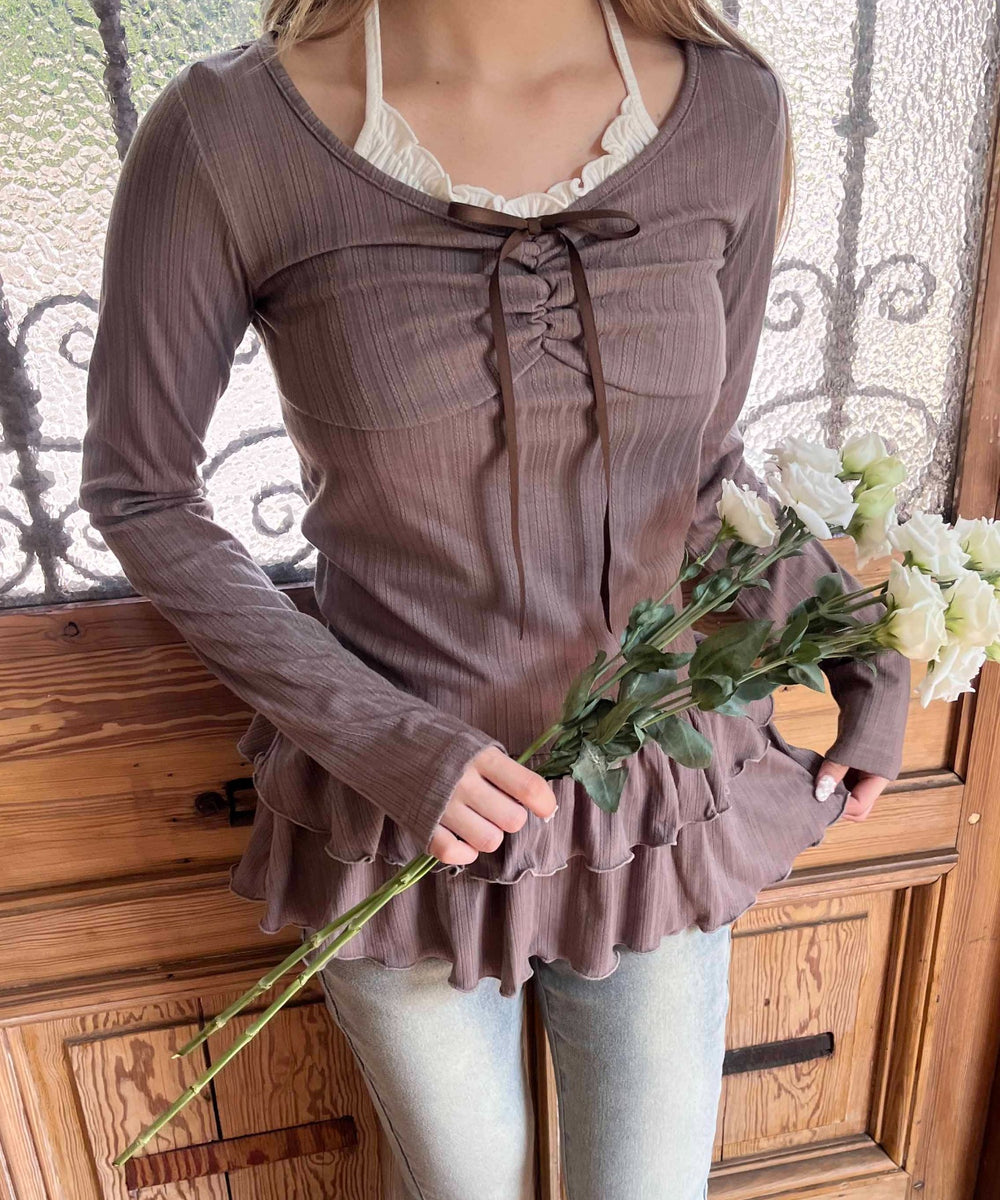 ブラウン モデル：160㎝ F着用