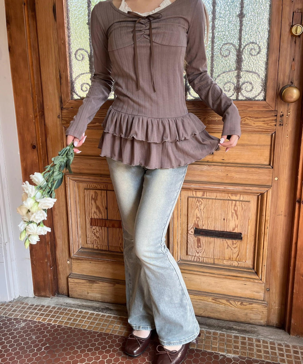 ブラウン モデル：160㎝ F着用