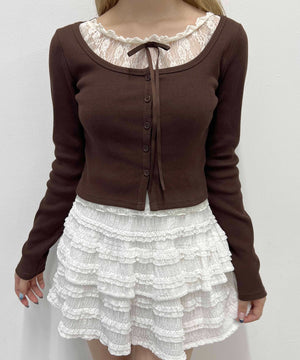 ブラウン モデル：160㎝ F着用