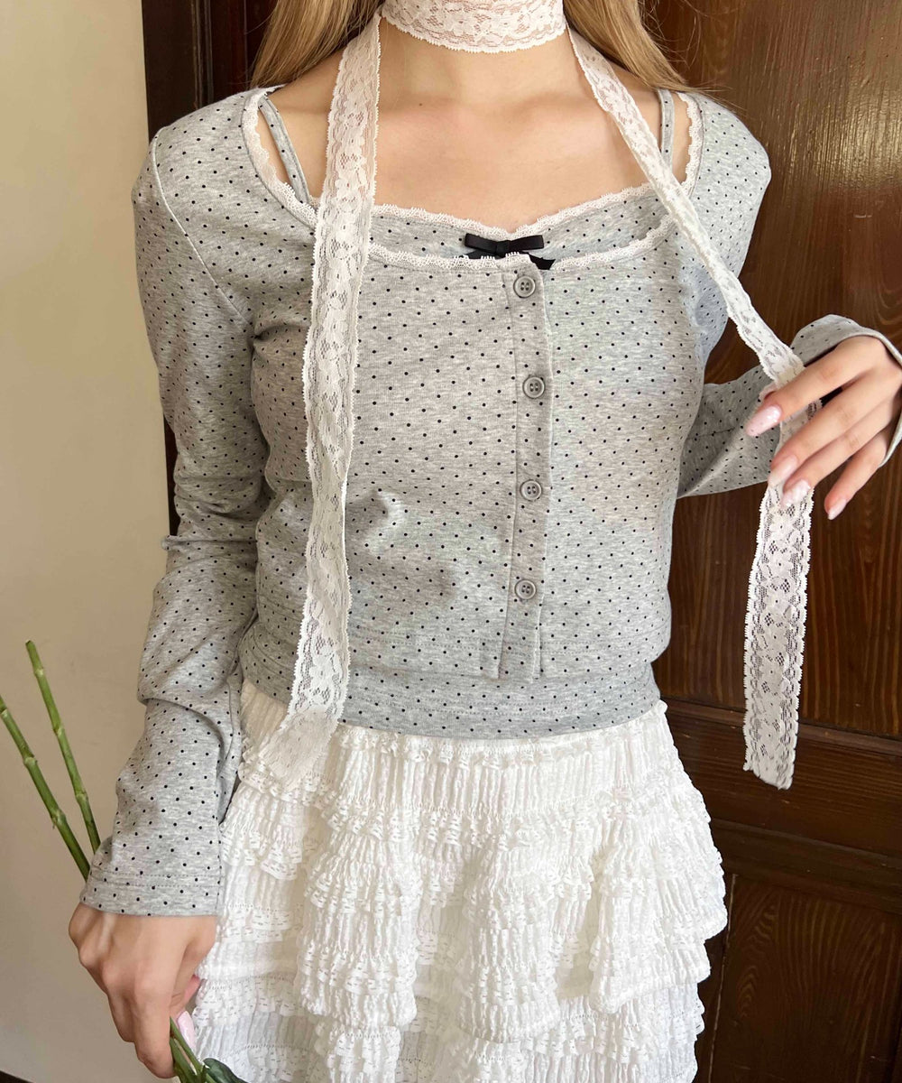 グレー モデル：160㎝ F着用