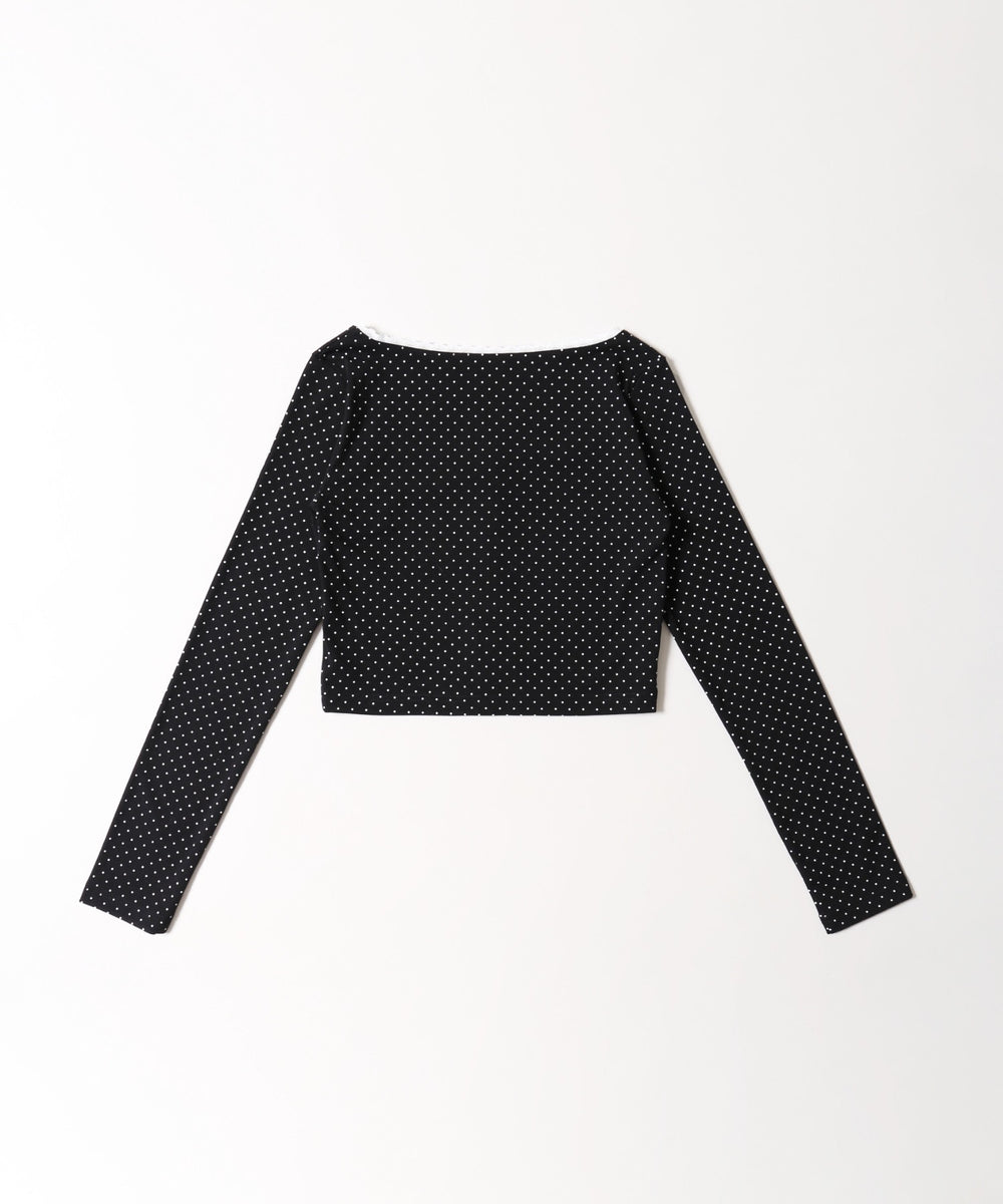 レースポイントキャミセットカーディガン