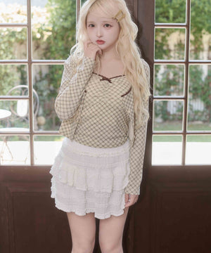 ベージュ モデル：163㎝ F着用