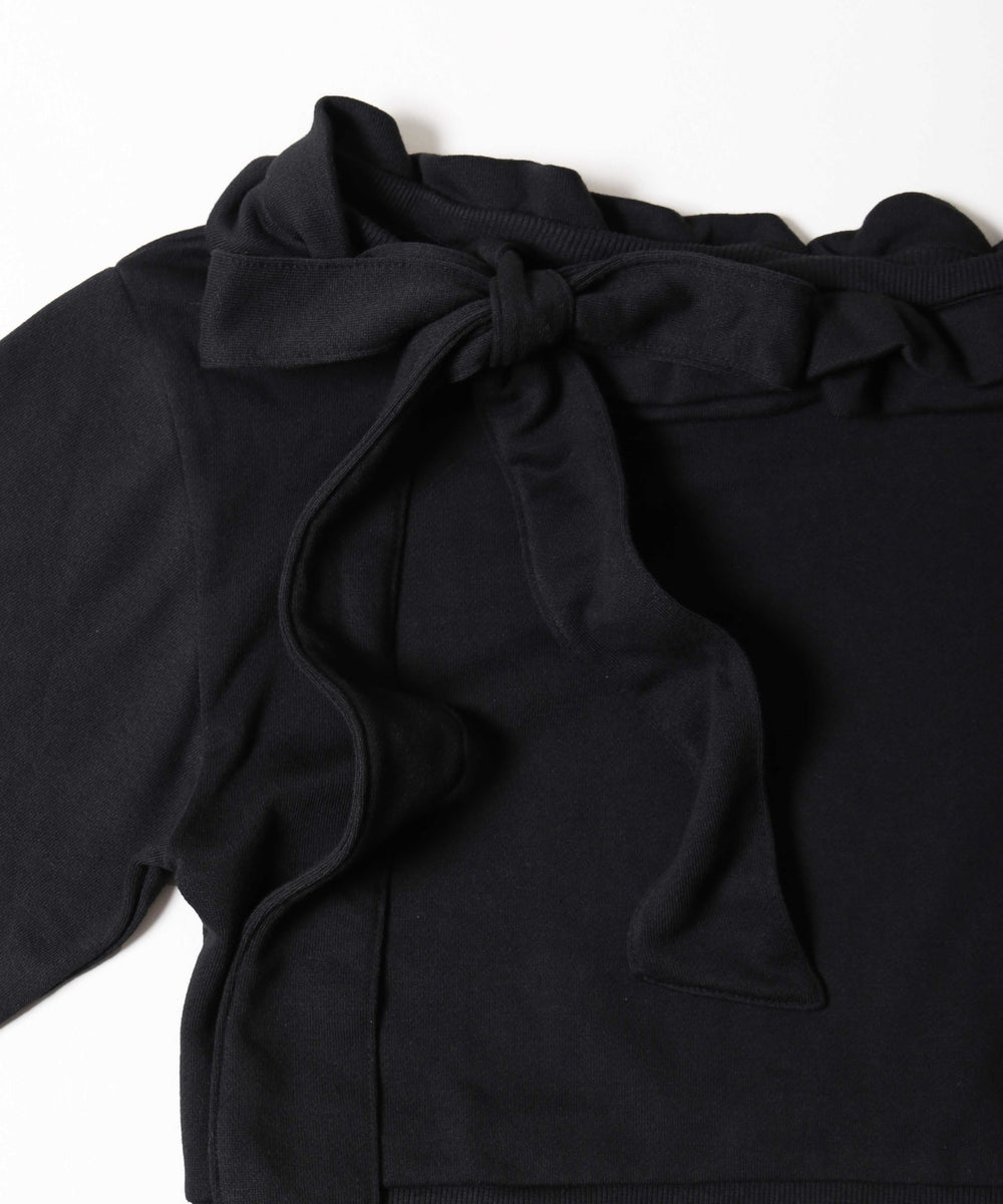 ビッグリボンワンショルスウェット