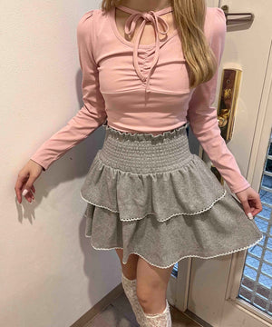 ピンク モデル：160㎝ F着用