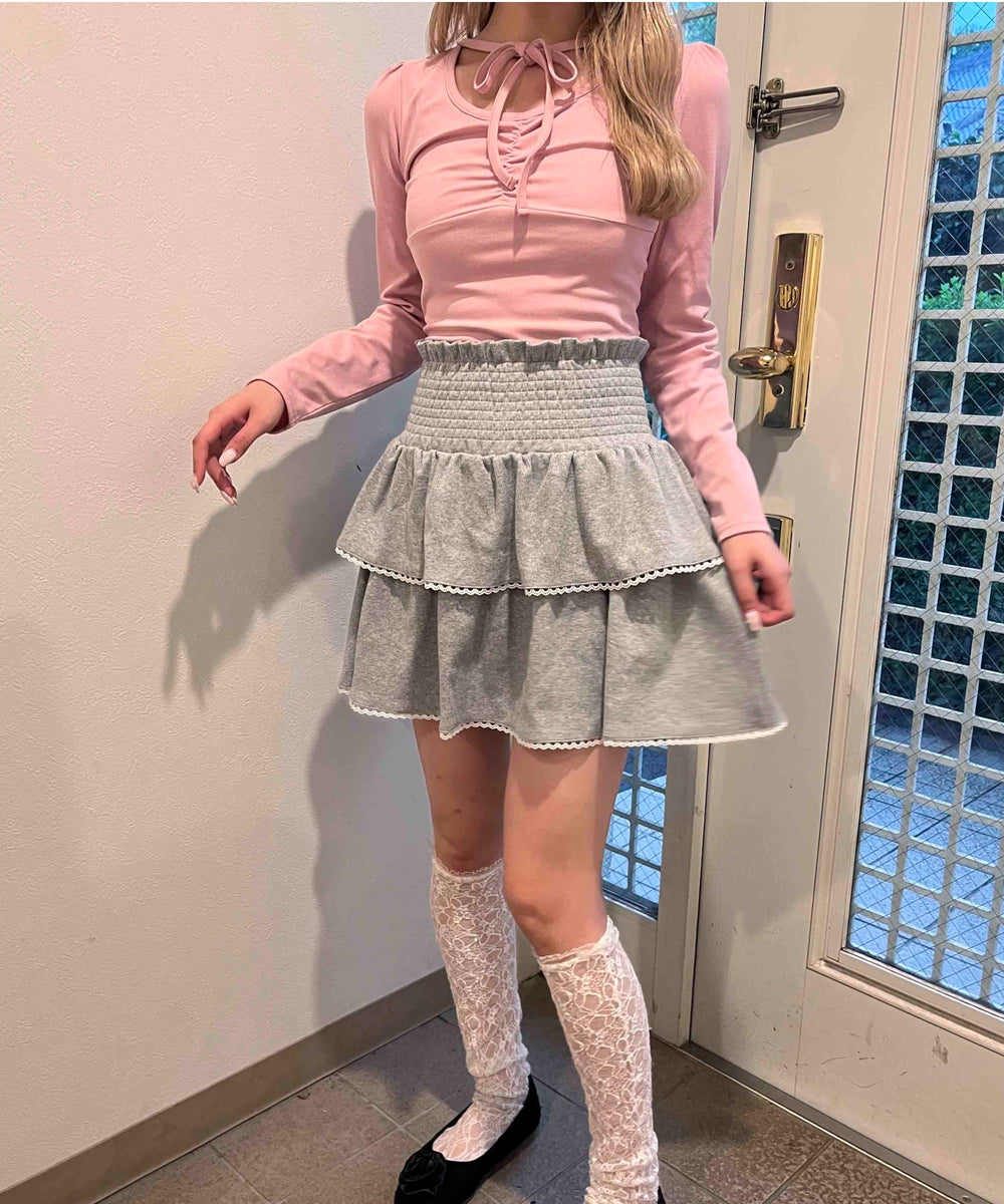 ピンク モデル：160㎝ F着用