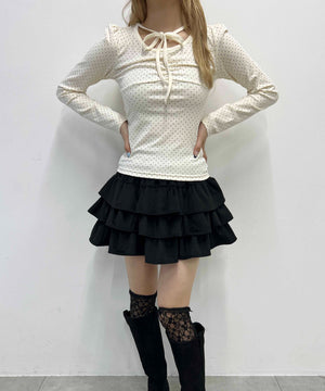 ホワイトアイボリー モデル：160㎝ F着用