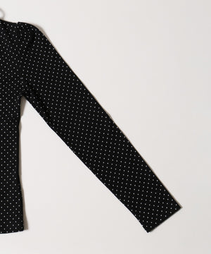 チョーカーデザイン長袖トップス