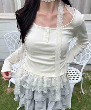 ホワイトアイボリー モデル：157㎝ F着用