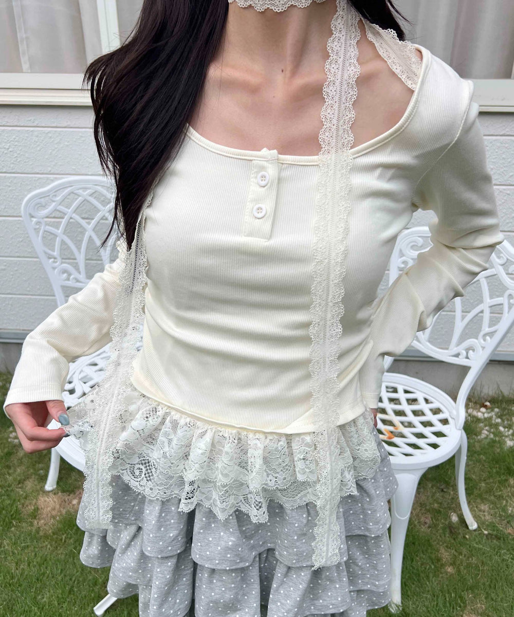 ホワイトアイボリー モデル：157㎝ F着用