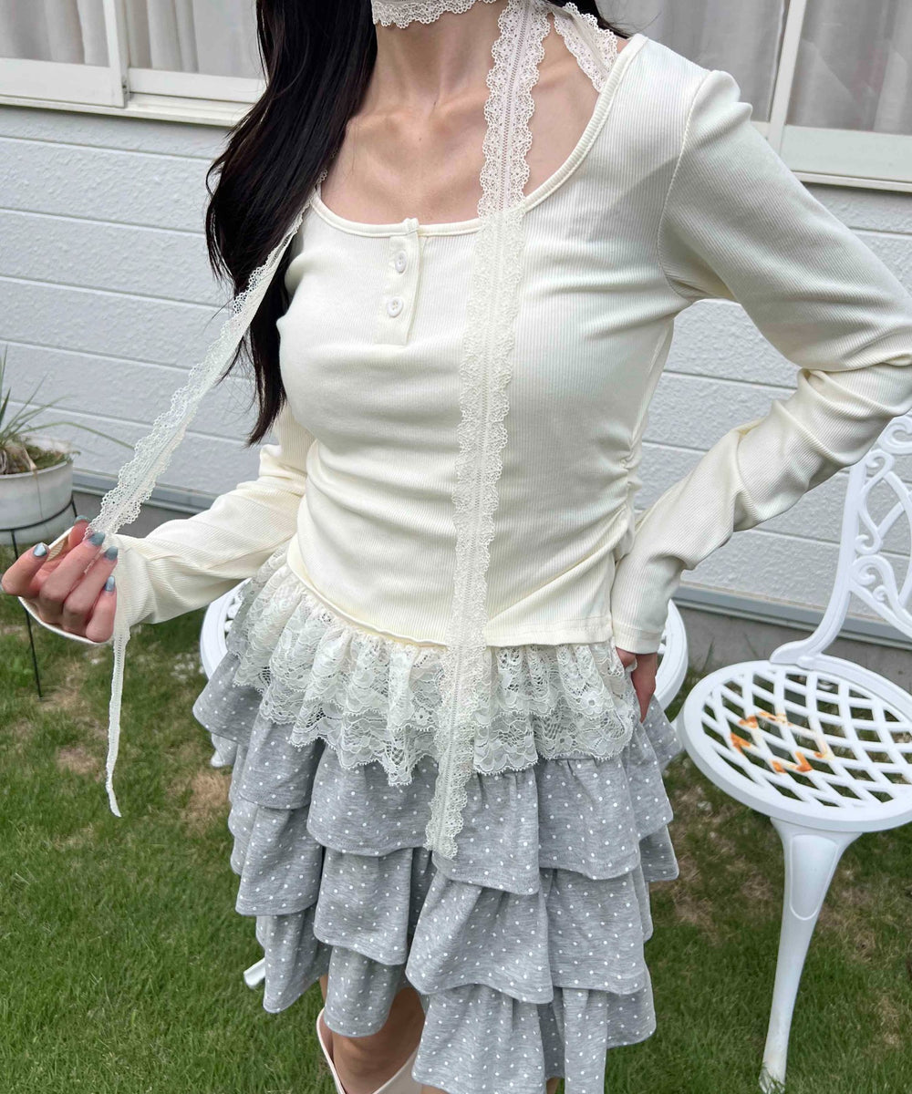 ホワイトアイボリー モデル：157㎝ F着用