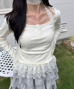 ホワイトアイボリー モデル：157㎝ F着用