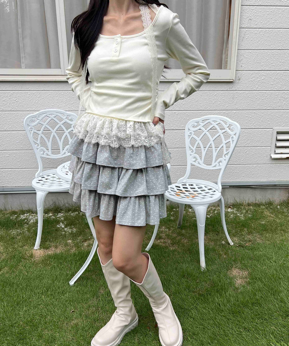 ホワイトアイボリー モデル：157㎝ F着用