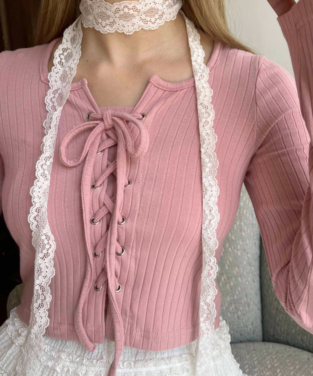 ピンク モデル：160㎝ F着用