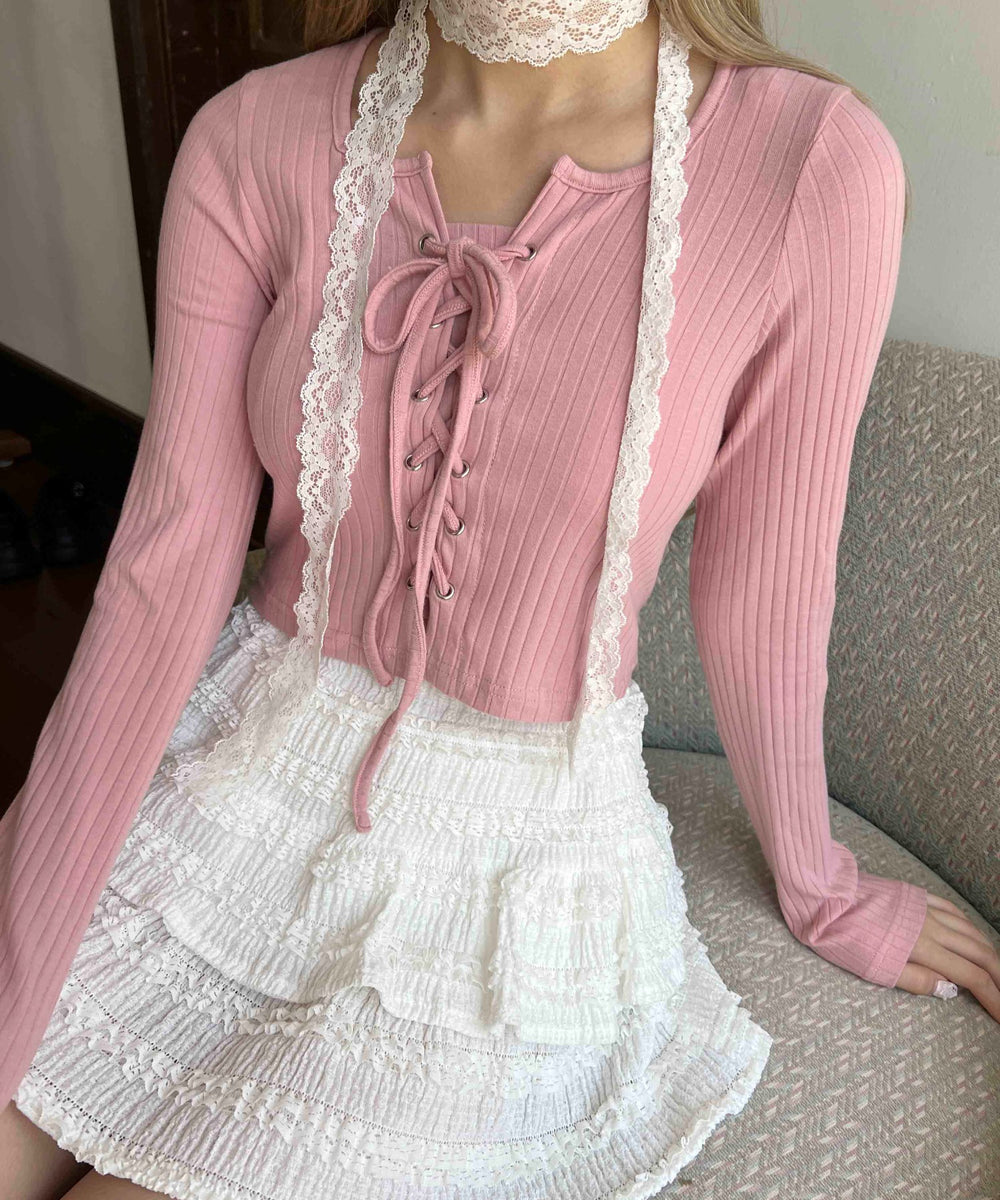 ピンク モデル：160㎝ F着用