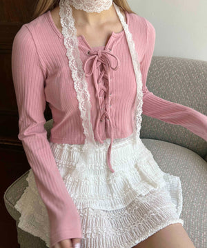 ピンク モデル：160㎝ F着用