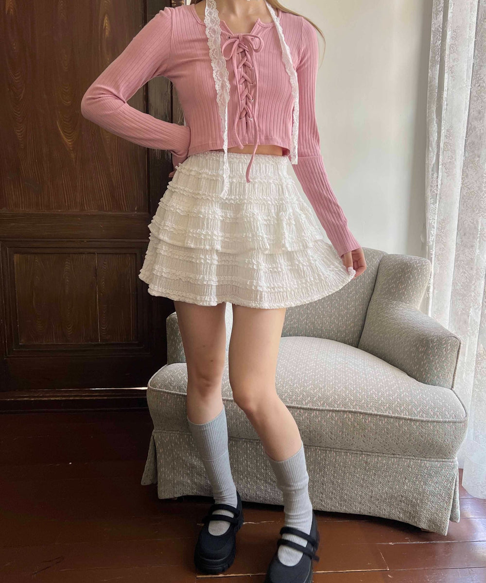 ピンク モデル：160㎝ F着用