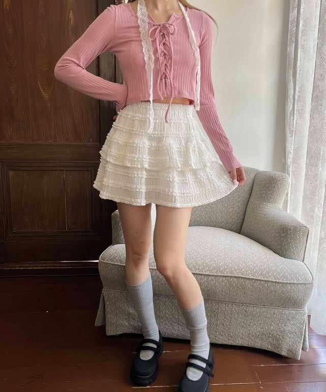 ピンク モデル：160㎝ F着用