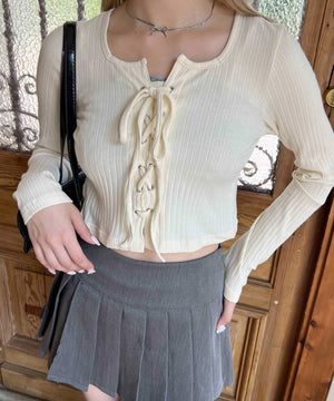 ホワイトアイボリー モデル：160㎝ F着用