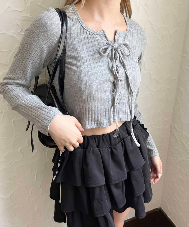 グレー モデル：160㎝ F着用