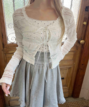 ホワイトアイボリー モデル：160㎝ F着用