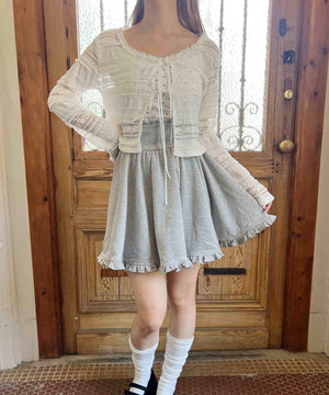 ホワイトアイボリー モデル：160㎝ F着用