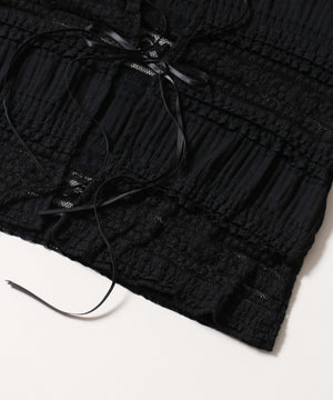 ガーリーレースカーディガン