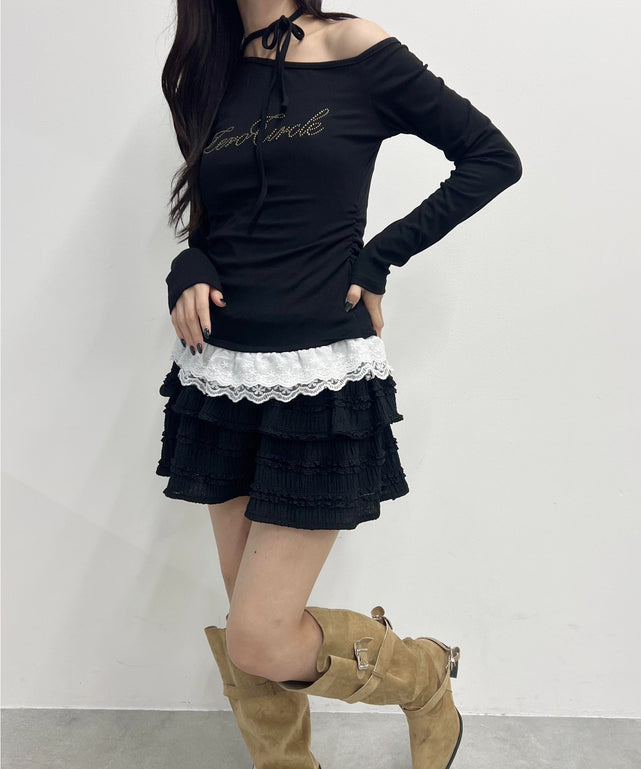 スタッズロゴヘムレーストップス – WEGO ONLINE STORE