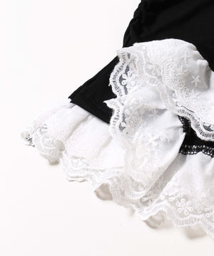 スタッズロゴヘムレーストップス