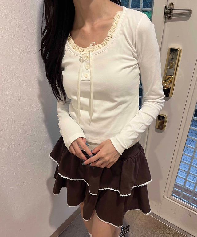 ホワイトアイボリー モデル：157㎝ F着用