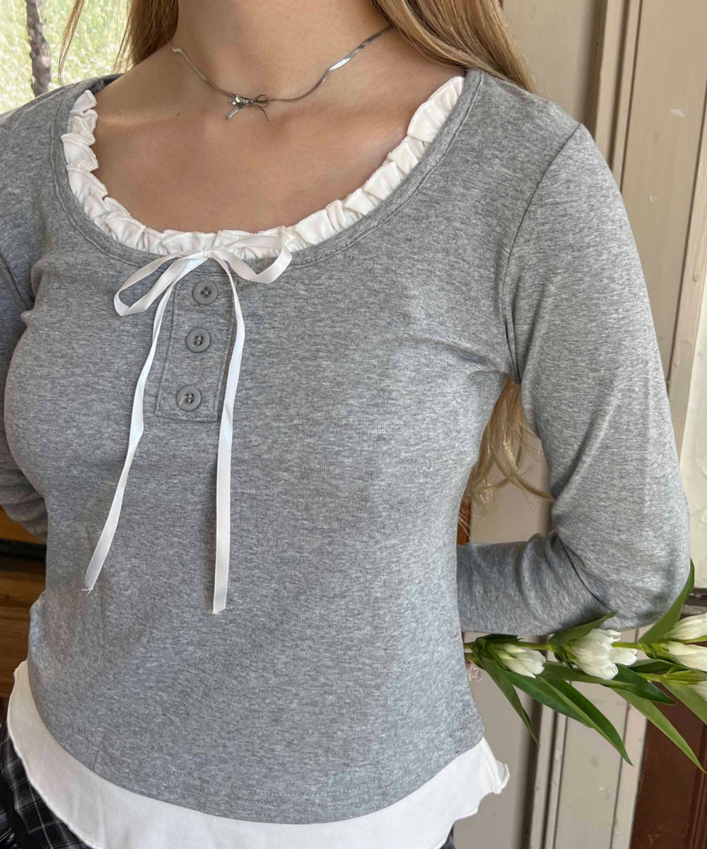 グレー モデル：160㎝ F着用