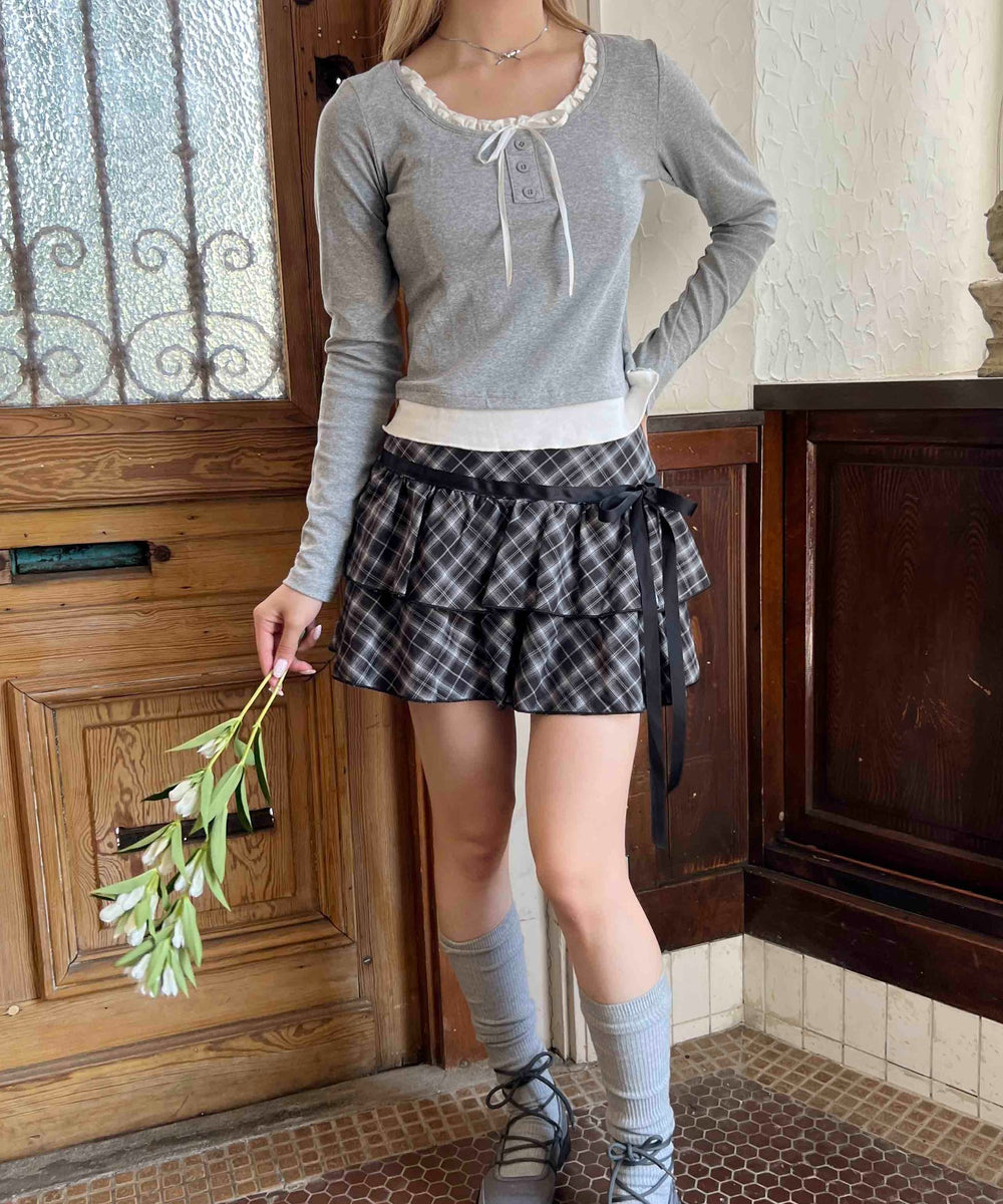 グレー モデル：160㎝ F着用