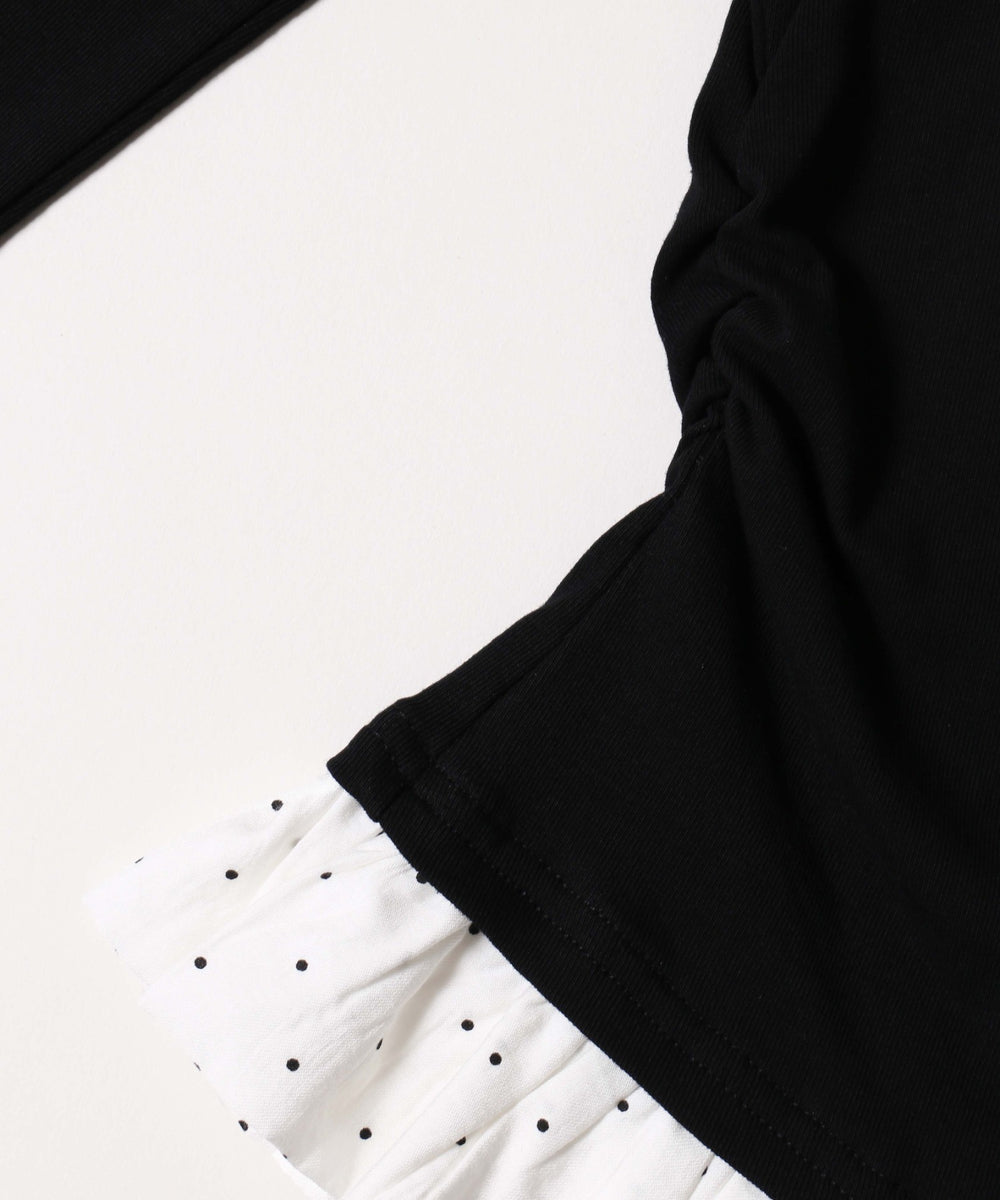 ドットチョーカーセット長袖トップス