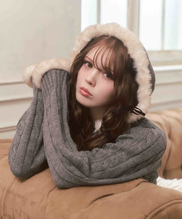 グレー モデル：160㎝ F着用