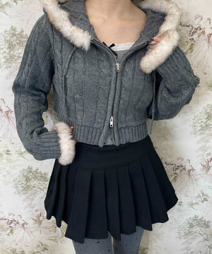 グレー モデル：160㎝ F着用