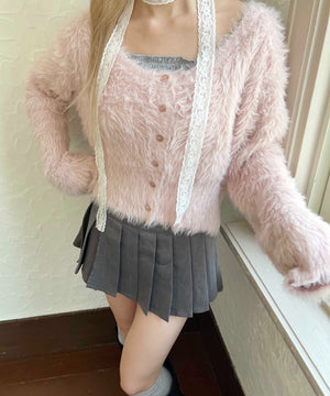 ピンク モデル：160㎝ F着用