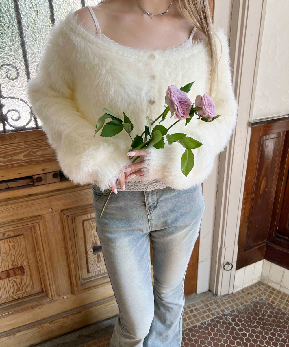 ホワイトアイボリー モデル：160㎝ F着用