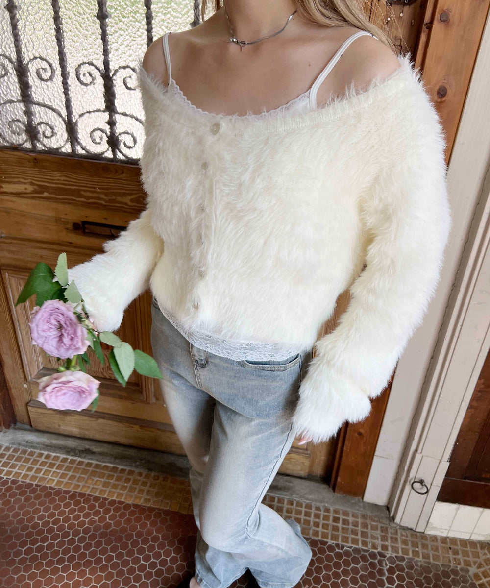 ホワイトアイボリー モデル：160㎝ F着用