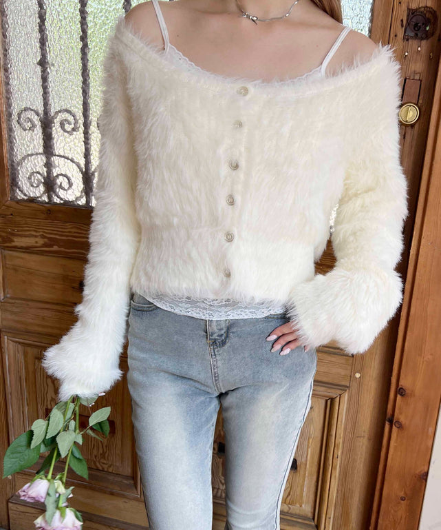 ホワイトアイボリー モデル：160㎝ F着用