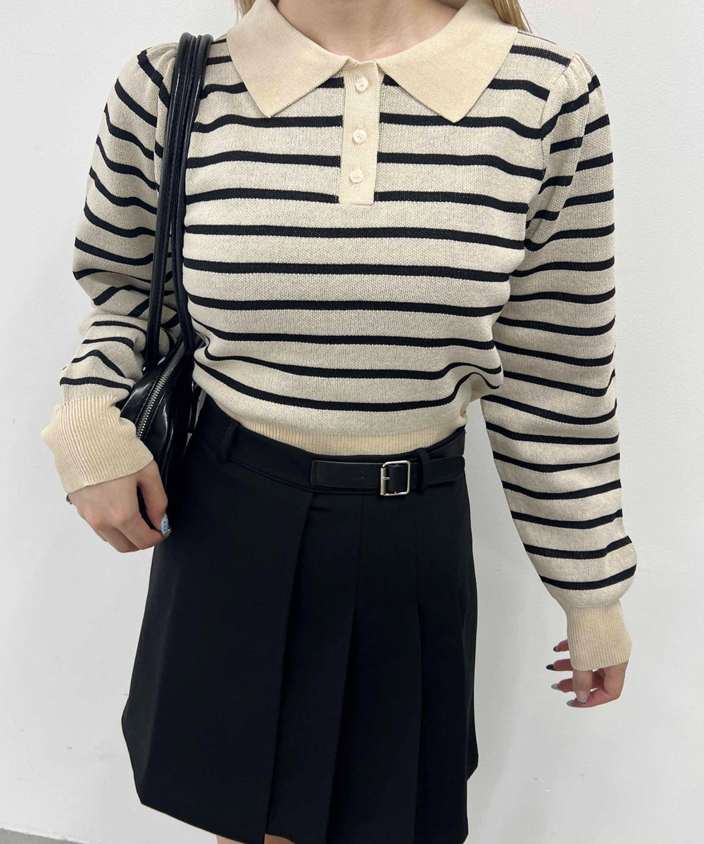 ベージュ モデル：160㎝ F着用