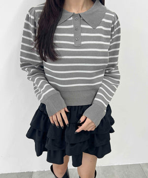 グレー モデル：157㎝ F着用