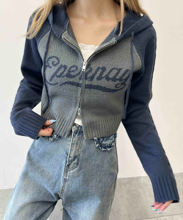 ロゴジャガードニットパーカー – WEGO ONLINE STORE